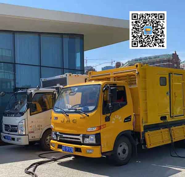金银川路街道出租发电车